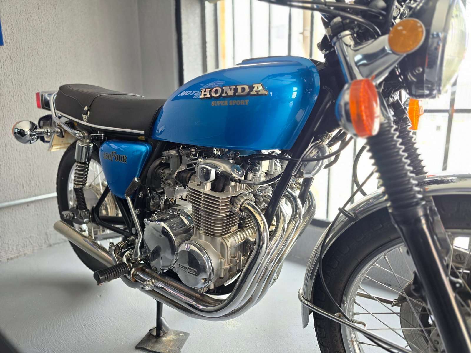 HONDA CB550 Four 1975/1975 Azul - fourcustom.com.br